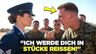 „Verlass Die Basis Sofort!“ Brüllte Der Feige Soldat, Nicht Wissend, Dass Sie Die Generalin War