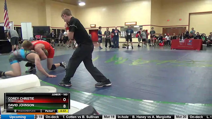 Junior 160 Corey Christie Pennsylvania Vs David Jo...