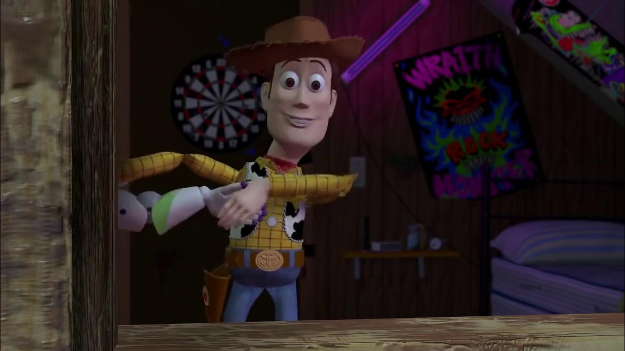 Toy Story Woody Fails To Escape Sid's House