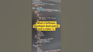 The things a Software Developer does to post a video #short #funny #ai #chatgpt