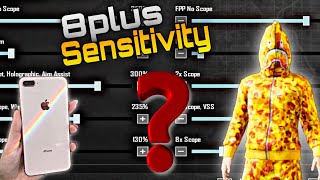 New Best Sensitivity Settings For IPhone 8Plus 😍🔥 |pubg\Bgmi best sensitivity settings