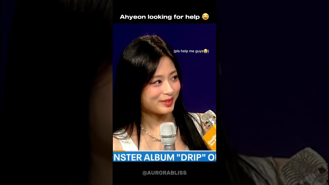 Oh nooo... Ahyeon so nervous at GDNY 😭😭 