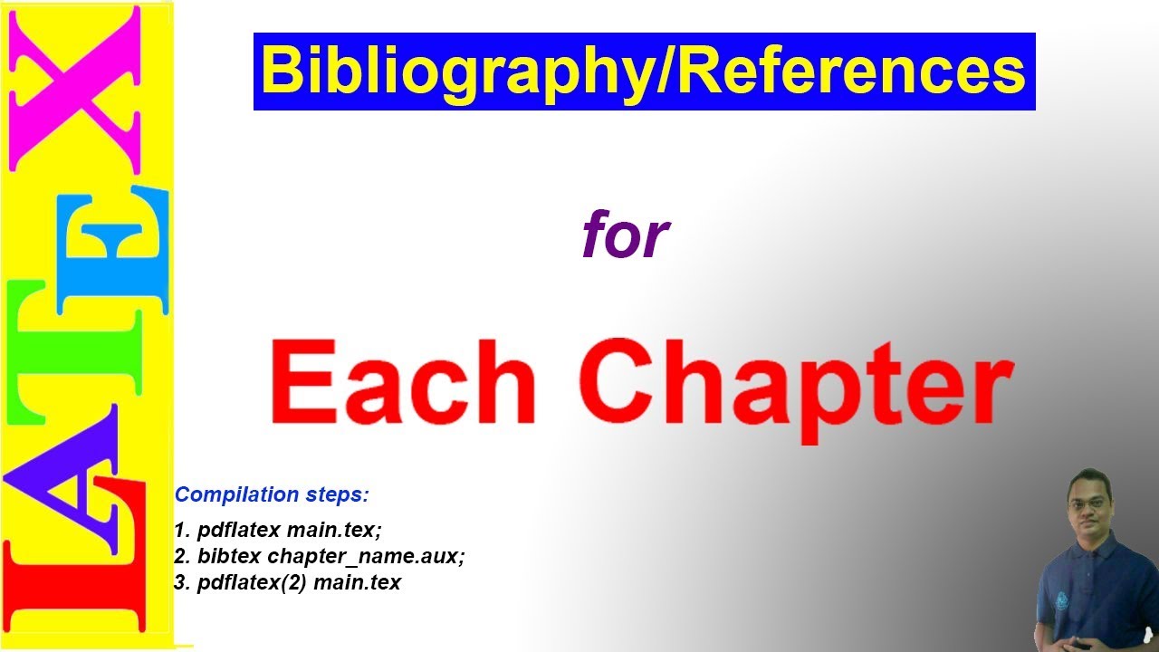 bibliography latex book chapter