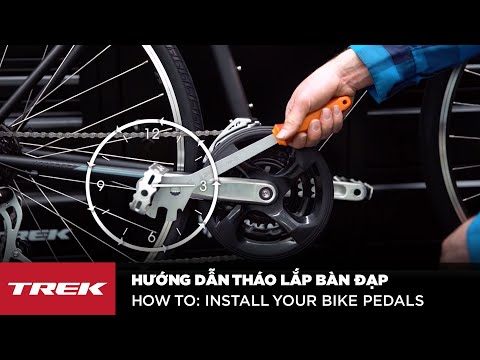 cách tháo pedal xe đạp