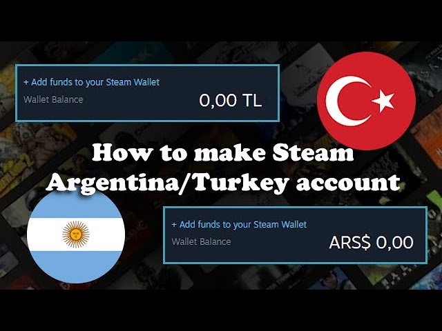 Steam > Criação de contas steam (argentina - turquia)