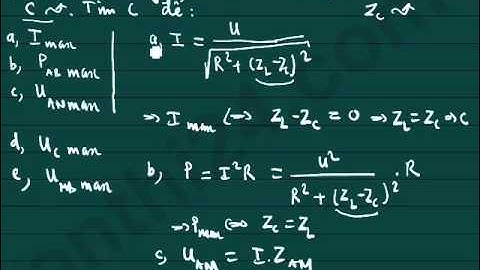 Bai toán cực trị   C thay đổi   phần 1