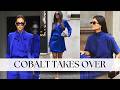 High Fashion Over 50: Cobalt Blue Is Spring 2026’s Bold Elegant Trend