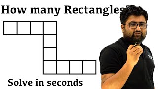How many rectangles ? Counting figure reasoning | counting Rectangles simplified.