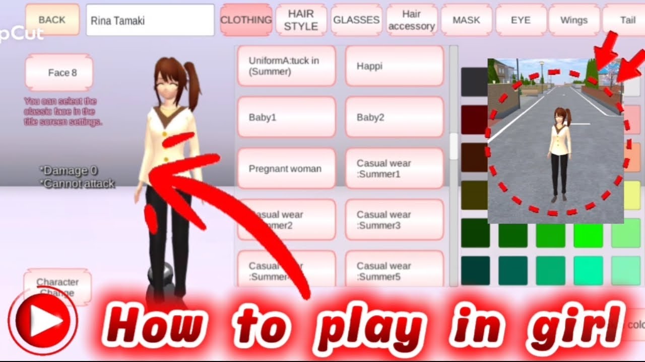 How to play in girl and New update in Sakura school simulator #viralvideo#viralvideo#viralvideo#