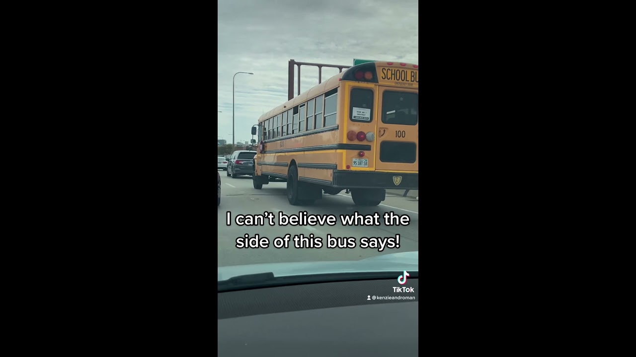 Only In Chicago School Bus TikTok 