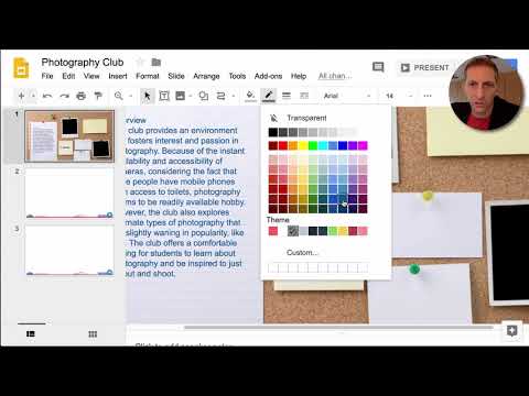 google presentation slides tutorial