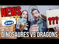 Norme unboxing  nouveauts papo  dinosaures vs dragons comme dans donjons et dragons