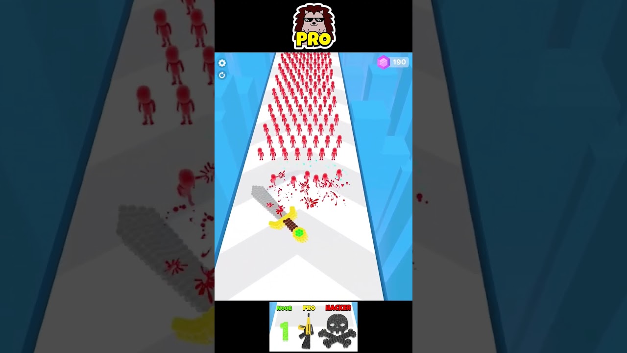 Crowd Number 3D | 🤢 NOOB 😎 PRO 😈 HACKER 