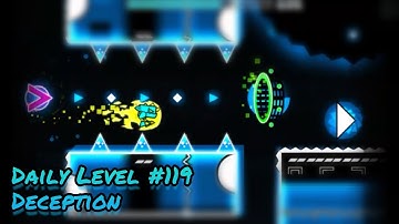 Daily Level #119 "Deception By Faeki" (all coins) Geometry Dash 2.1 | JauzG
