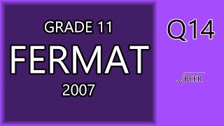 Fermat 2007 14