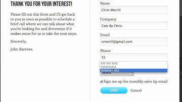WhatArmy Web Form - Lead Form Integration with Salesforce & Mailchimp