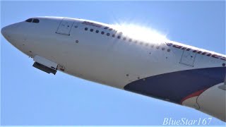 Malaysia Airlines Airbus A330-300 (9M-MTN) takeoff from KIX/RJBB (Osaka - Kansai) RWY 06R