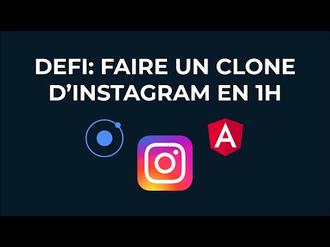[DEFI] Coder un clone d'Instagram en 1 heure