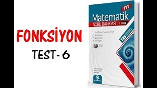 BİLGİ SARMAL TYT MATEMATİK FONKSİYON TEST-6 ÇÖZÜMLERİ (2020) #fonksiyon