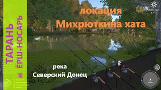 Русская рыбалка 4 - река Северский Донец - Тарань и ёрш-носарь