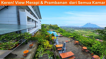 KEREN BGT! VIEW PRAMBANAN & MERAPI, BIKIN BETAH! REVIEW KAMAR & VILLA Amaranta Prambanan Yogyakarta