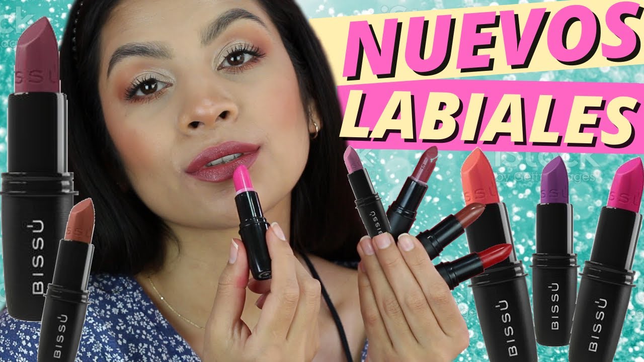 🔥NUEVOS🔥 Labiales HUMECTANTES BISSU 😱 (para piel MORENA)  👑