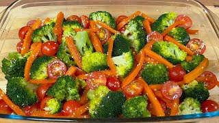 Salat mit Brokkoli, den Sie nicht aufhören können zu essen! Einfaches und gesundes Abendessen rezept