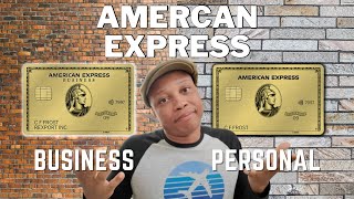 American Express Personal vs Business Gold Card