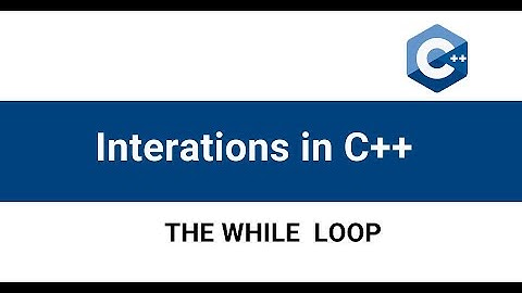 C++ Iterations: While loop