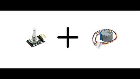 DIY controlling a stepper motor with a rotary encoder