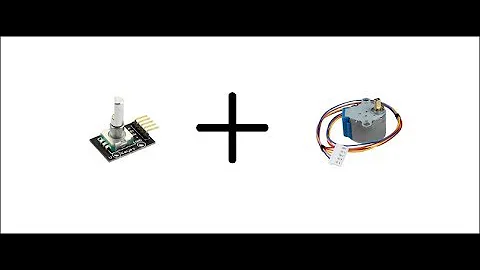 DIY controlling a stepper motor with a rotary encoder