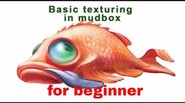 mudbox texture tutorial | fish basic texturing | mudbox tutorial beginner | mudbox texture painting