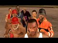 Gta sa  fight with neighbors at the beginning of the game