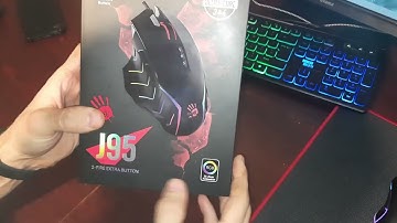 Распаковка мышки A4Tech Bloody J95. Проводная мышь A4Tech Bloody J95. Bloody J95. A4Tech. Распаковка