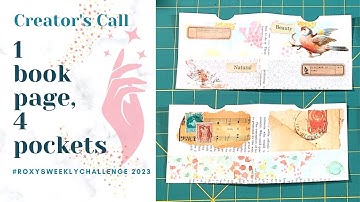 4 Pockets From 1 Book Page - It