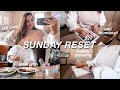 PRODUCTIVE SUNDAY RESET | weekly planning, fitness goals, meal prep, editing youtube thumbnail