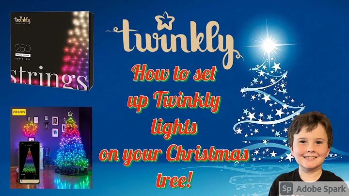 Guia completo para configurar as luzes Twinkly em sua árvore de Natal!
