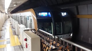 東京メトロ有楽町線10000系10110F各駅停車新木場駅行き永田町駅発車(2023/2/16)