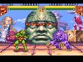 Teenage Mutant Ninja Turtles: Tournament Fighters (Super NES) Tournament as Michaelangelo