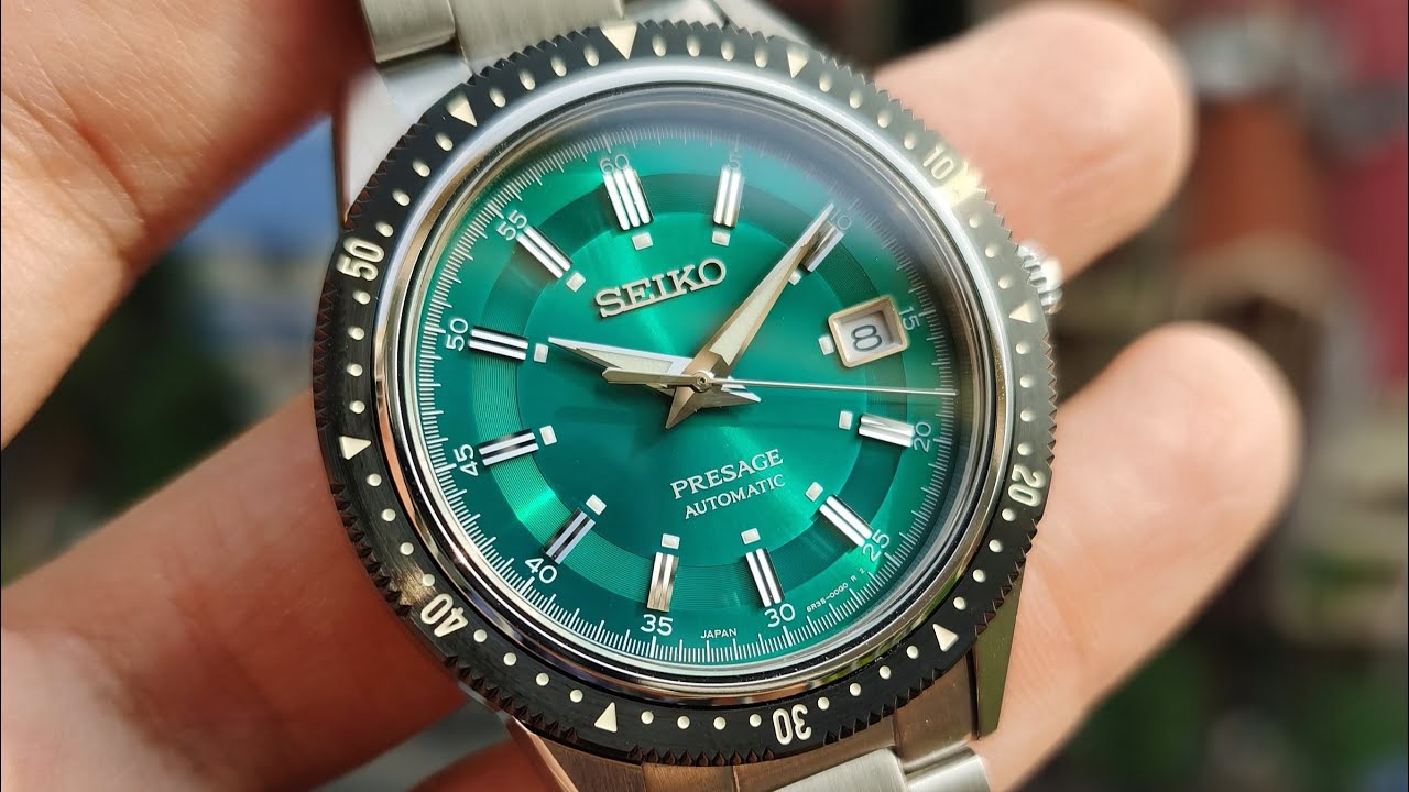 Hiếm Hàng] Seiko Presage Crown Green Limited Edition SARX071 | ICS  Authentic - YouTube