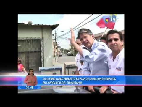 Guillermo Lasso Recorre Provincia De Tungurahua Youtube