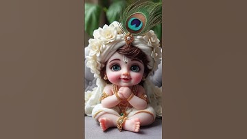 Mera shyam aa jata hai # cute little Krishna status 🥰 whatsapp status 🥰 viral