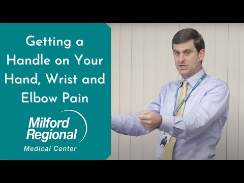 From Carpal Tunnel to Tennis Elbow - Getting a Handle on Your Hand, Wrist and Elbow Pain