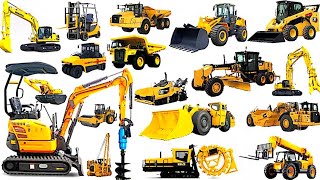 Pengenalan Alat-Alat Berat | Auger, Scooptram, Scrapper, Excavator, Asphalt, Demolition, Forklift