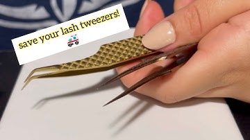 How to SAVE your lash tweezers | Lash Artist Tips