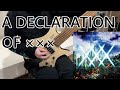 【RAISE A SUILEN】A DECLARATION OF &times;&times;&times; Bass Cover【BanG Dream!】