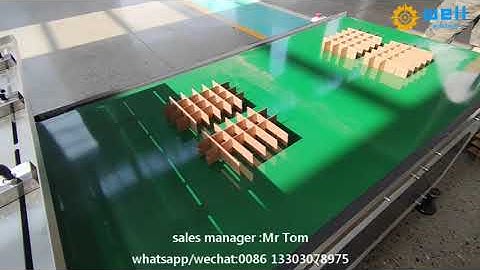 automatic package box partition assembling machine