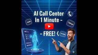 🚀 Launch FREE AI Call Center in 1 Minute! Twilio, Vonage, Telnyx Integration! #ai