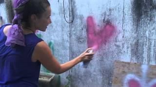 Free Art Lesson with Renee- Graffiti Garden Art