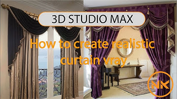 How to create realistic curtains in 3ds max - udu / hindi
